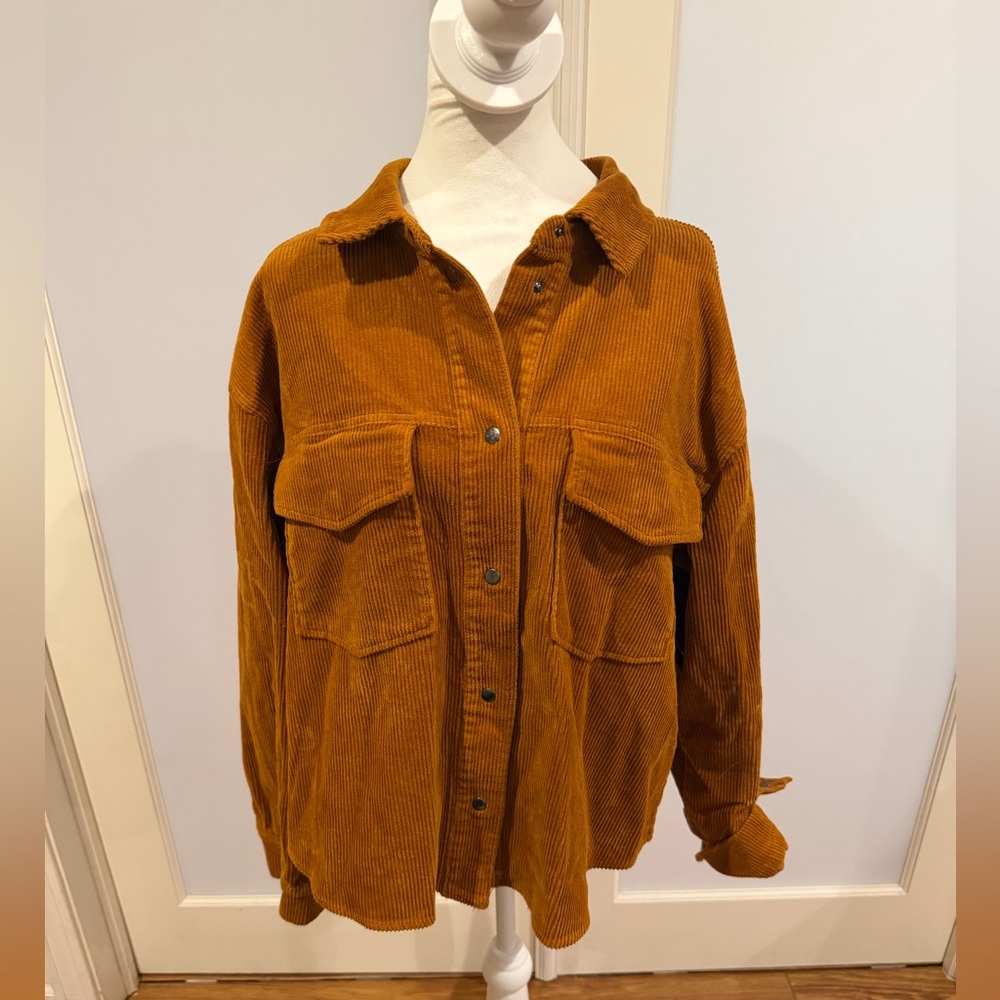 Sanctuary Women's Utility Jacket - Tan Corduroy